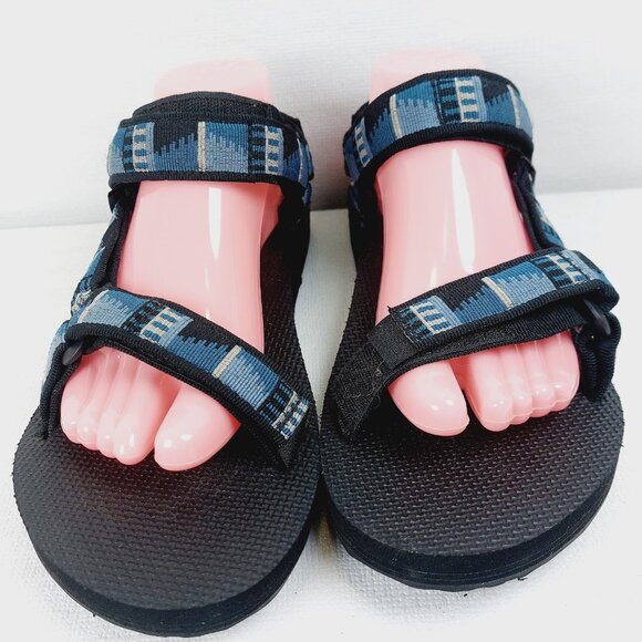 Teva Men\'s Blue Black Original Universal Urban Classic Trekking Sandal Size 9 main image 7